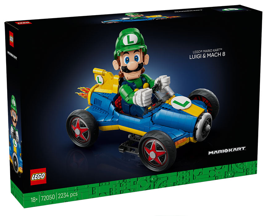 72050 Super Mario Kart Luigi e Mach 8