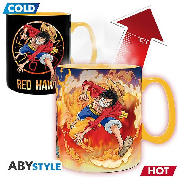 Tazza Cambia Colore One Piece Monkey D.Luffy & Sabo