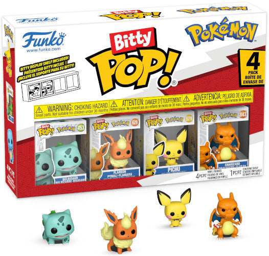 FUNKO BITTY POP 4 Pack Pokemon Bulbasaur