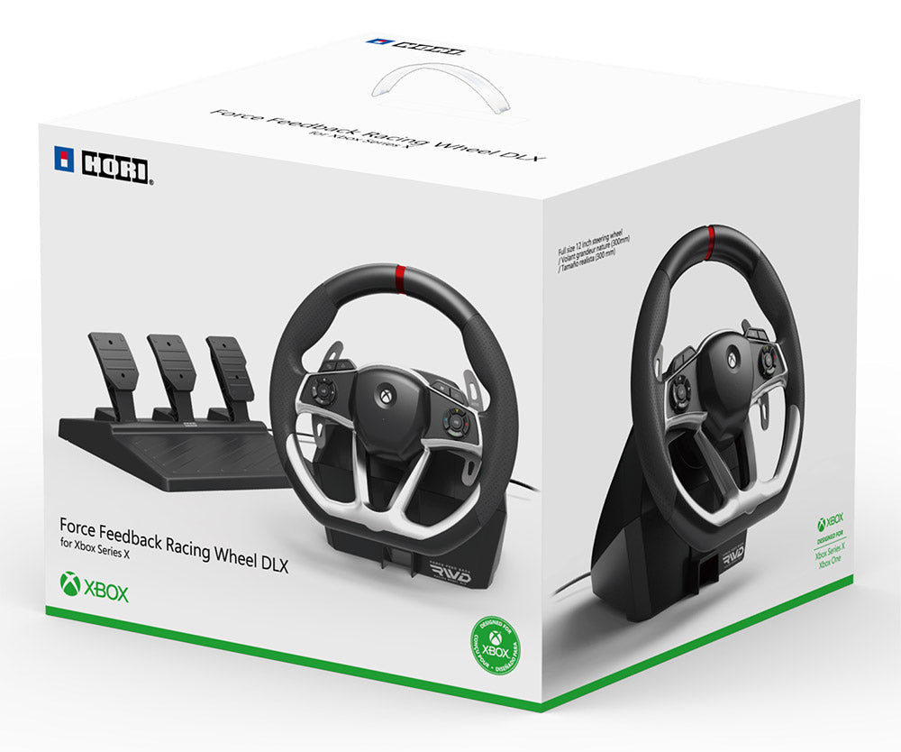 HORI XBX Volante + Pedaliera Force Feedback Racing Wheel DLX