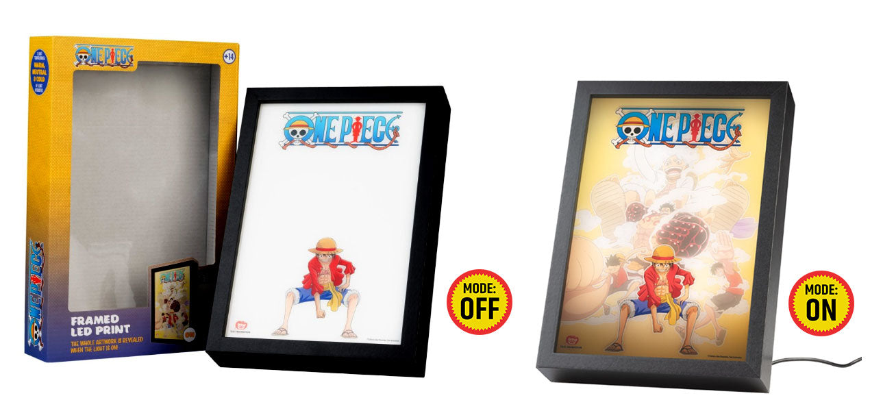 Quadro Retroilluminato LED One Piece Monkey D.Luffy