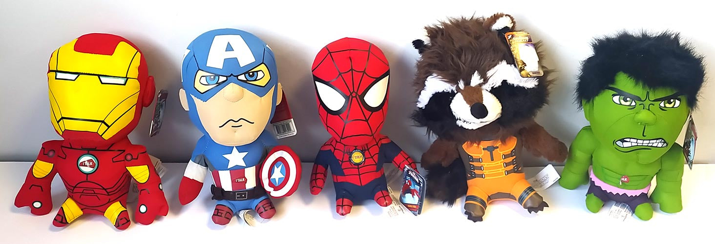 Peluche Parlante Marvel 24cm Assort.