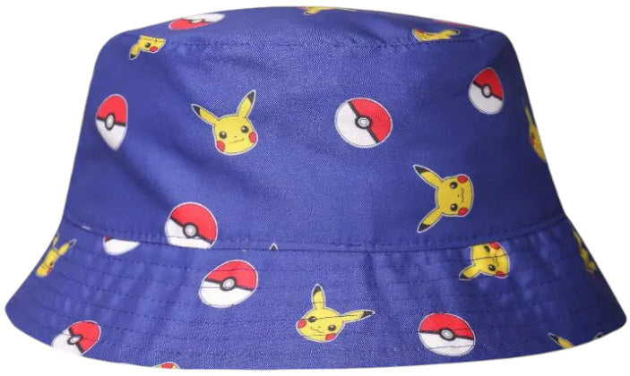Bucket Hat Pokemon Pikachu & Poke Ball