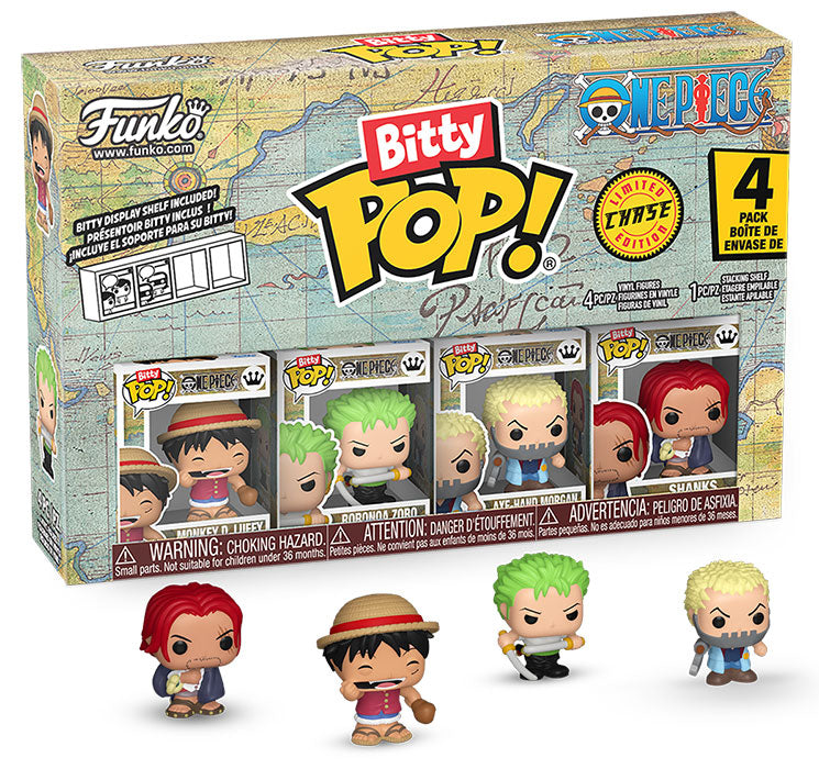 FUNKO BITTY POP 4 Pack One Piece Monkey D.Luffy
