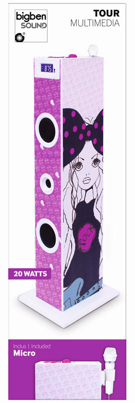 BB Torre Multimediale Docking + Microfono Rock