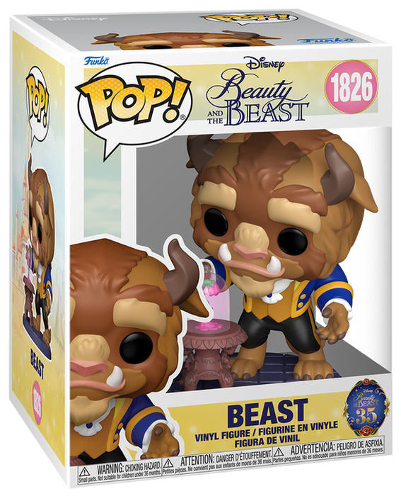 FUNKO POPS Disney Beauty & The Beast w/Enchanted Rose 1826