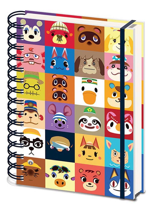 Agenda A5 Animal Crossing Personaggi