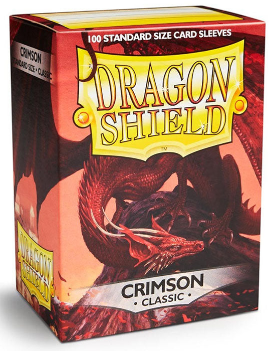 DRAGON SHIELD Bustine Standard Classic Crimson 100pz