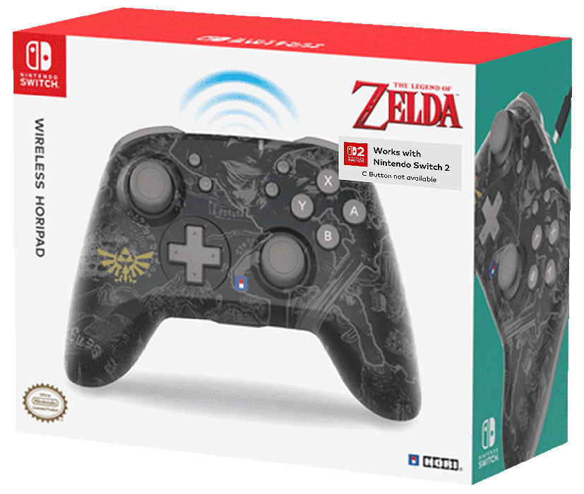 HORI SWITCH Controller Wireless Horipad Turbo Zelda Black