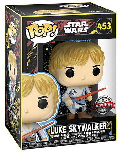 FUNKO POP Star Wars Retro Series Luke Skywalker Bobble 453