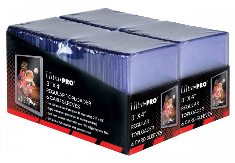 ULTRA PRO Set Toploader + Bustine Morbide 200pz