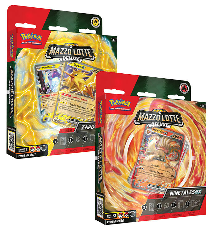 Pokemon ITA Mazzo Lotte Deluxe Ninetales-EX / Zapdos-EX