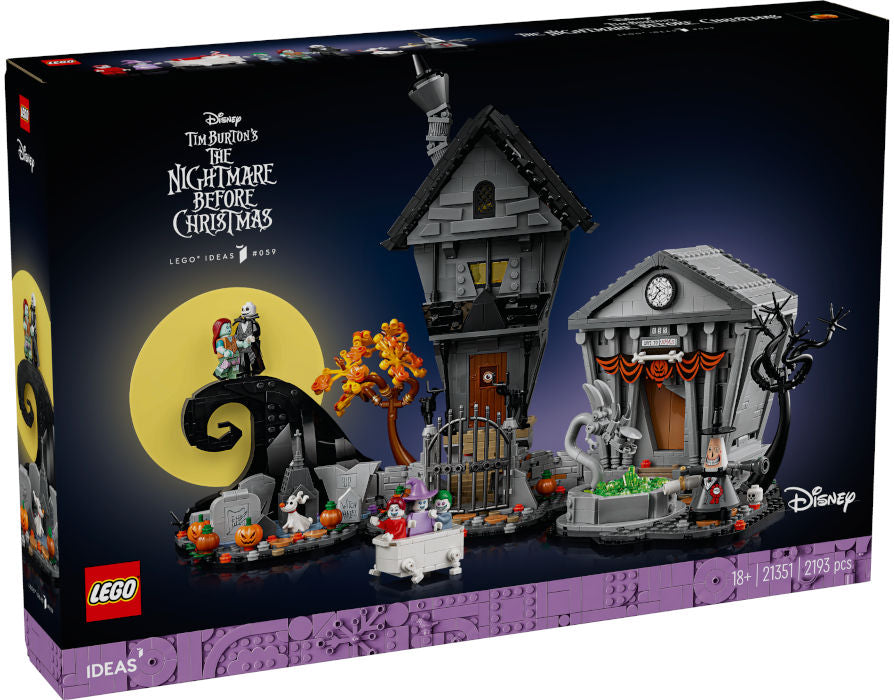 21351 Ideas Disney Nightmare B.C. di Tim Burton RARE