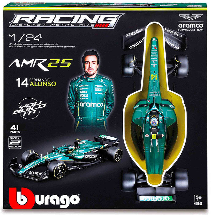 Model Kit Aston Martin AMR 25 Alonso #14 Scala 1:24