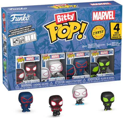 FUNKO BITTY POP 4 Pack Marvel Spider-Man Miles Morales
