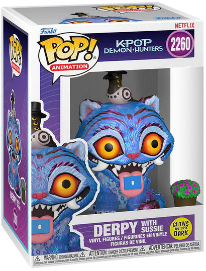 FUNKO POP KPop Demon Hunters Derpy w/Sussie GLOW 2260