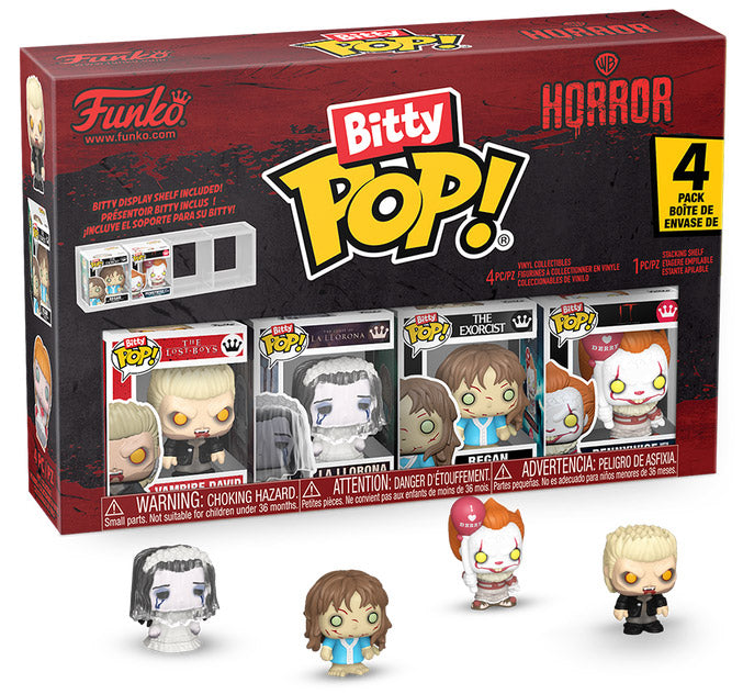 FUNKO BITTY POP 4 Pack WB Horror Vampire David