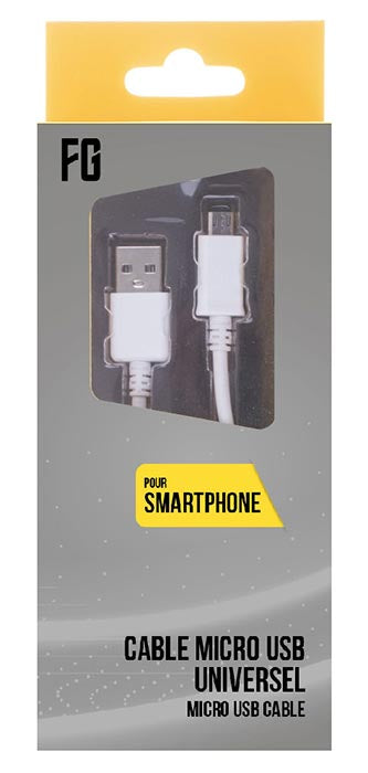 FREAKS Cavo di Ricarica da USB-A a Micro USB Bianco 1m