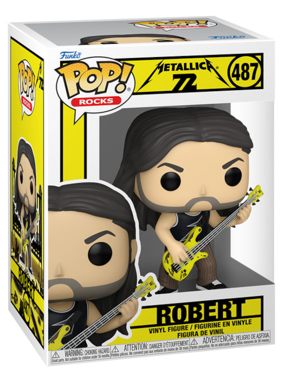 FUNKO POP Rocks Metallica Robert Trujillo (72S) 487