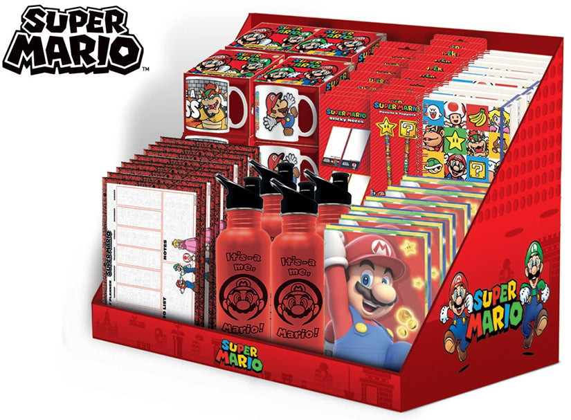 Espositore da Banco Super Mario da 62pz