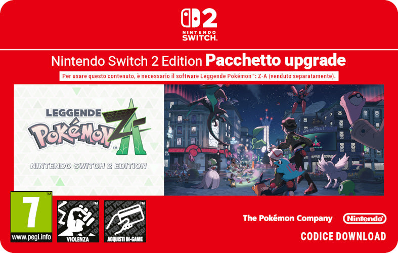 Pokemon Legends Z-A Upgrade Pack Switch 2 PIN