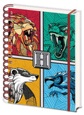 Taccuino A5 Harry Potter Hogwarts Houses
