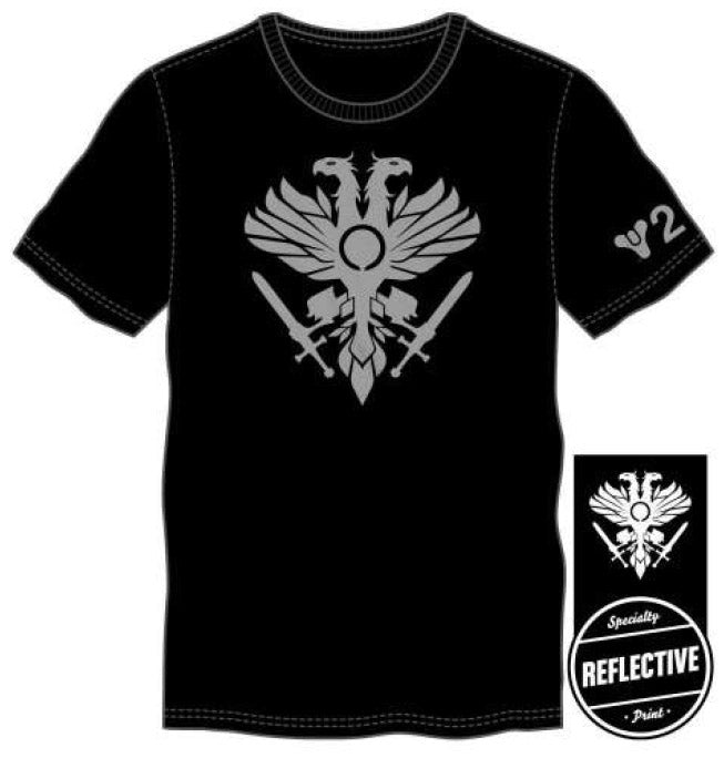 T-Shirt Destiny 2 logo riflettente M