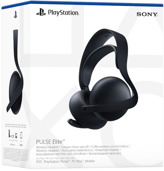 SONY PS5 Cuffie Pulse Elite con Microfono Midnight Black