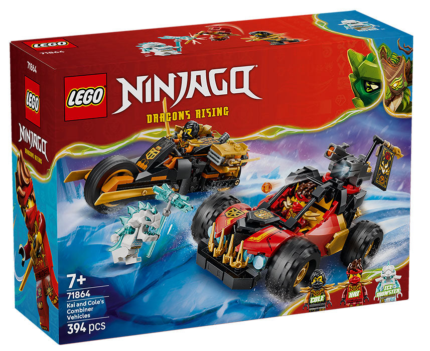 71864 Ninjago Veicoli Combinanti di Kai e Cole
