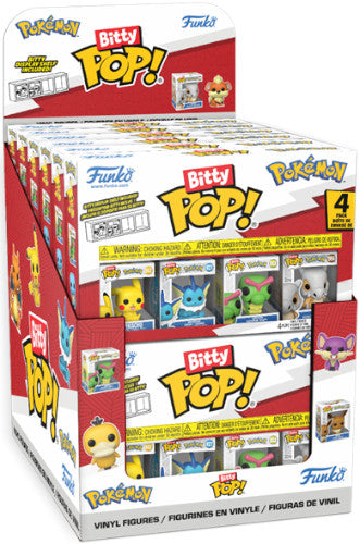 FUNKO BITTY POP 4 Pack Pokemon Display da 12pz