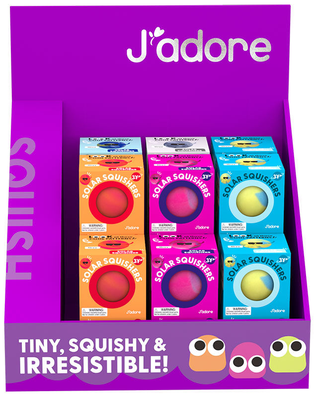 Squishy Solar Squishers 6cm 1pz Assortimento