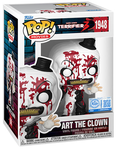 FUNKO POPS Terrifier Art the Clown w/Knife w/Chase EXC 1948