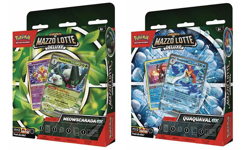 Pokemon ITA Mazzo Lotte Deluxe Meowscarada Ex / Quaquaval Ex