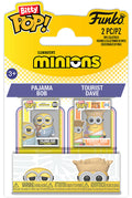 FUNKO BITTY POP 2 Pack Minions Pajama Bob & Tourist Dave