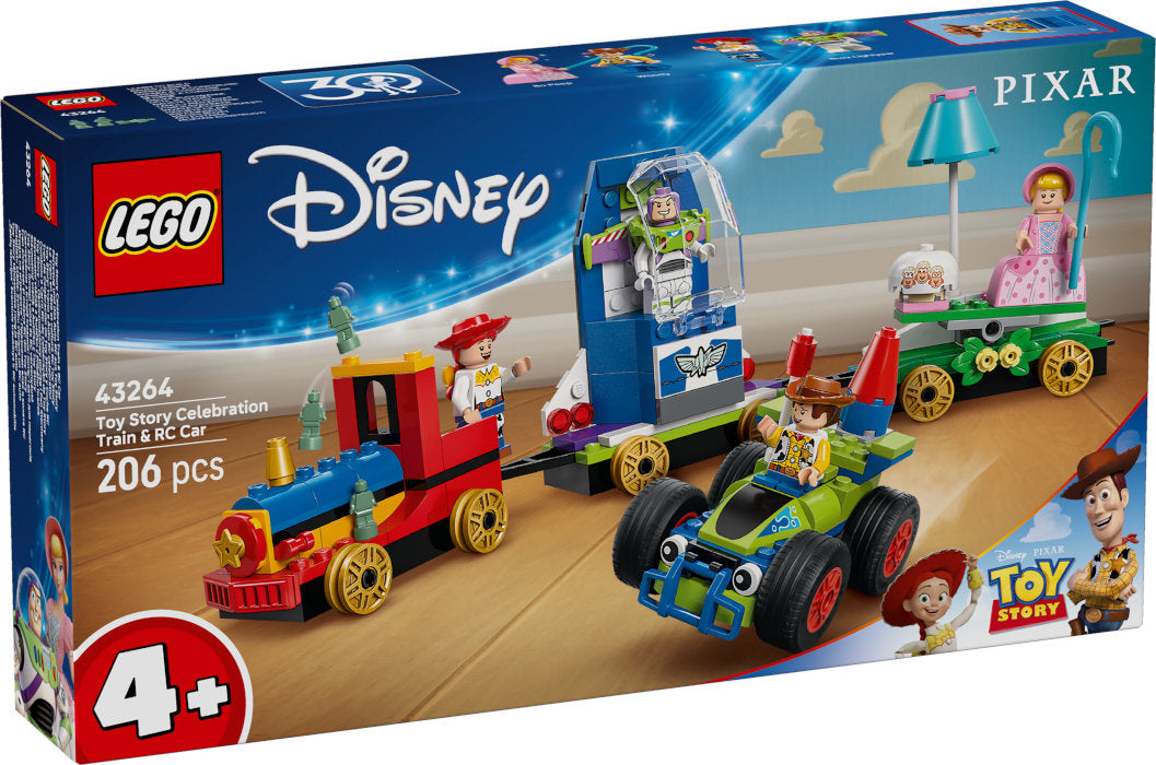43264 Disney Pixar Toy Story: Treno e Auto RC Celebrativi