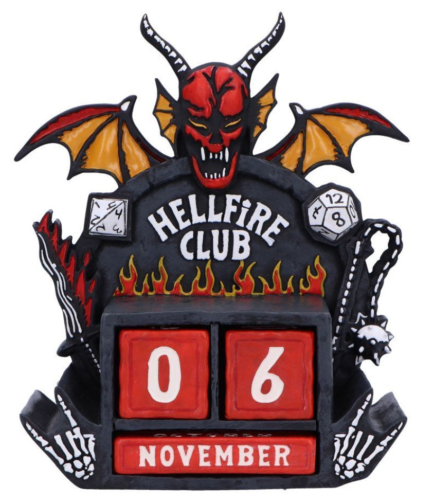 Calendario Perpetuo Stranger Things Hellfire Club