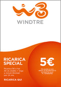 PIN Wind Tre  Ricarica Special 5 Euro