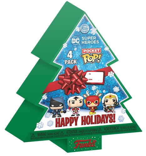 FUNKO ADVENT 4DAY PACK Holiday DC Comics 4pz
