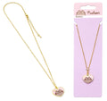 Collana Pusheen The Cat Pink and Gold Heart
