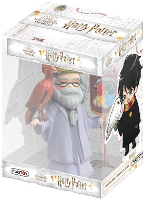 PLASTOY Harry Potter Albus Silente w/Fawkes & Hogwarts Crest