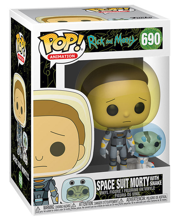 FUNKO POP Rick and Morty Space Suit Morty w/Snake 690