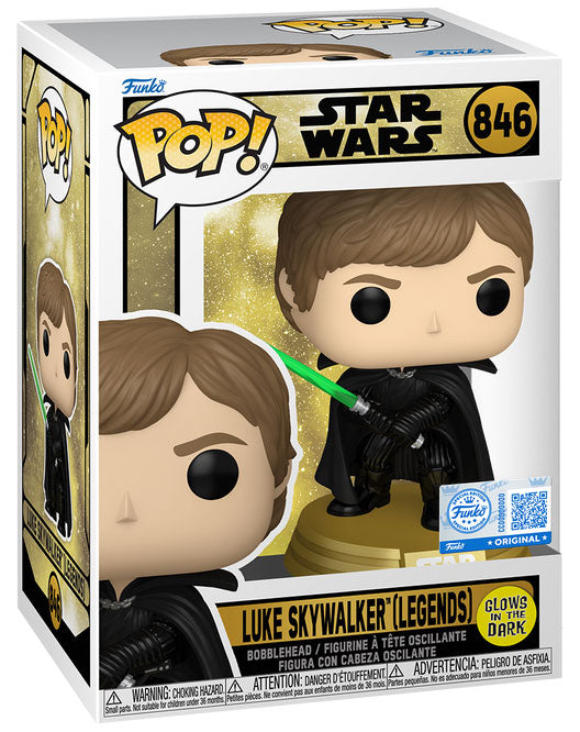FUNKO POP Star Wars Luke Skywalker (Legends) GLOW 846
