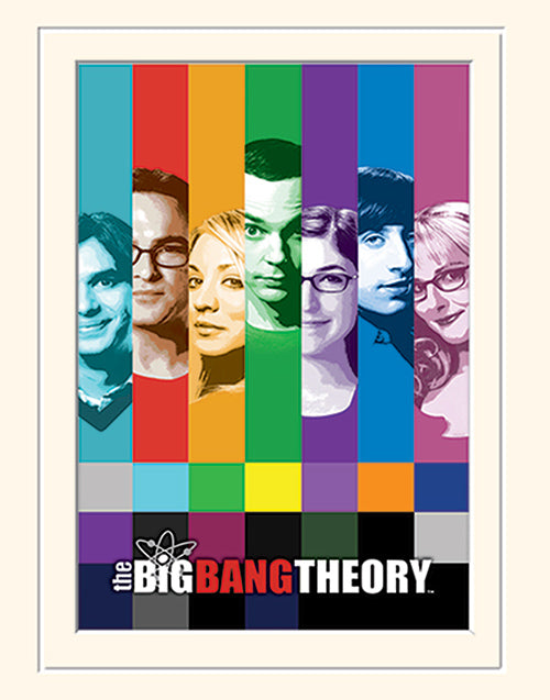 Poster Con Cornice The Big Bang Theory