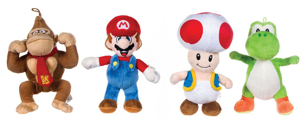 Peluche Super Mario 1pz Assortimento 15cm