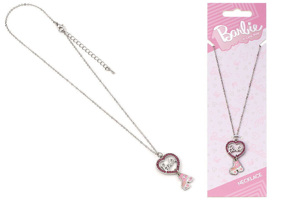 Collana Barbie Cuore e Pattini a Rotelle