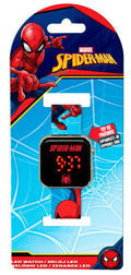 Orologio da Polso Digitale LED Spider-Man Azzurro