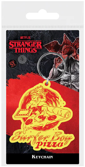 Portachiavi Stranger Things Surfer Boy Pizza