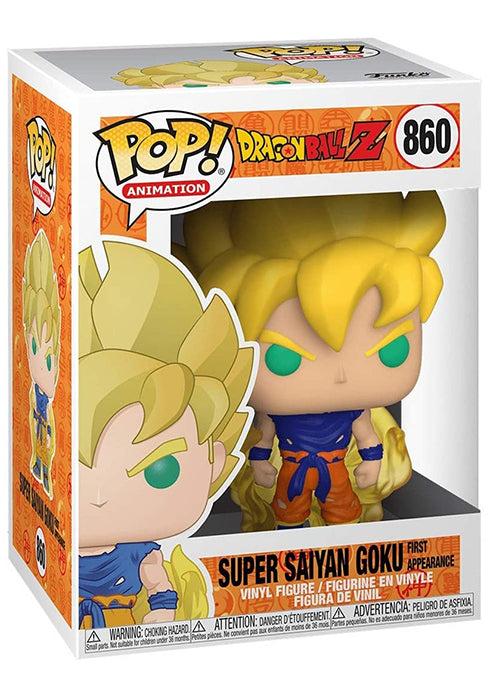 FUNKO POP Dragon Ball Z Super Saiyan Goku First Appeara 860