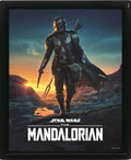 Quadro 3D Star Wars The Mandalorian Nightfall