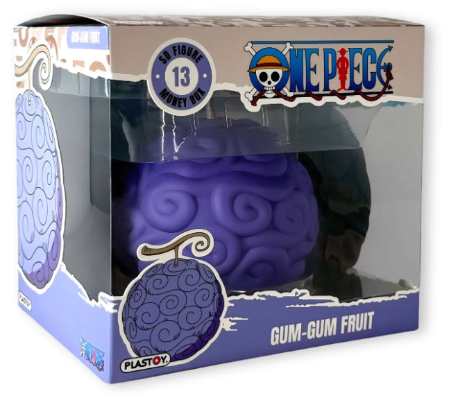 PLASTOY Salvadanaio One Piece Devil Fruit Gomu Gomu